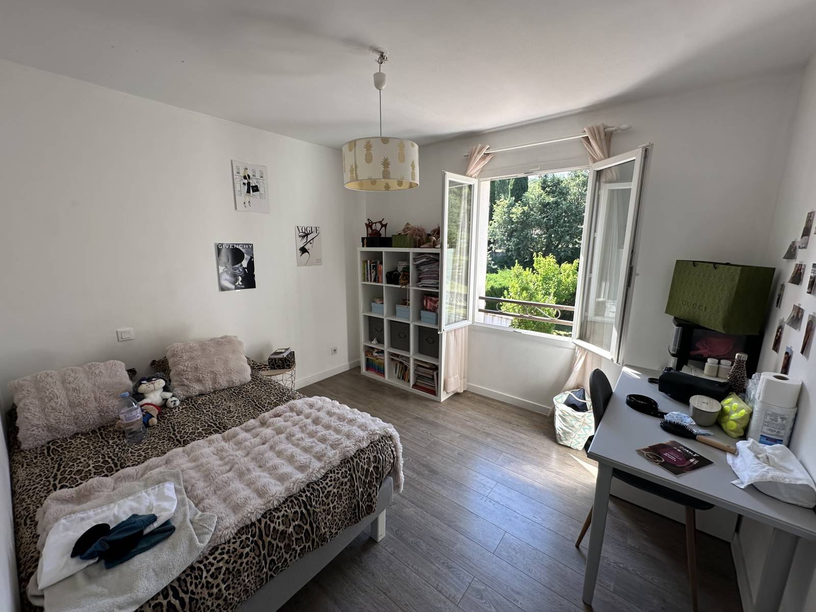 la chambre exposée sud à l'étage