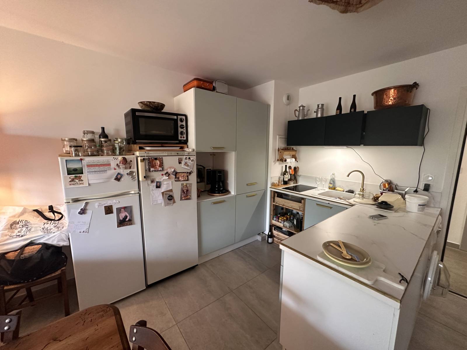 l'aménagement de la cuisine