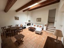 le séjour volume avec cheminée