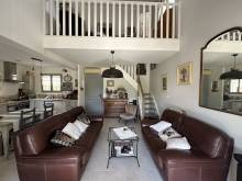 le salon, le volume, la mezzanine